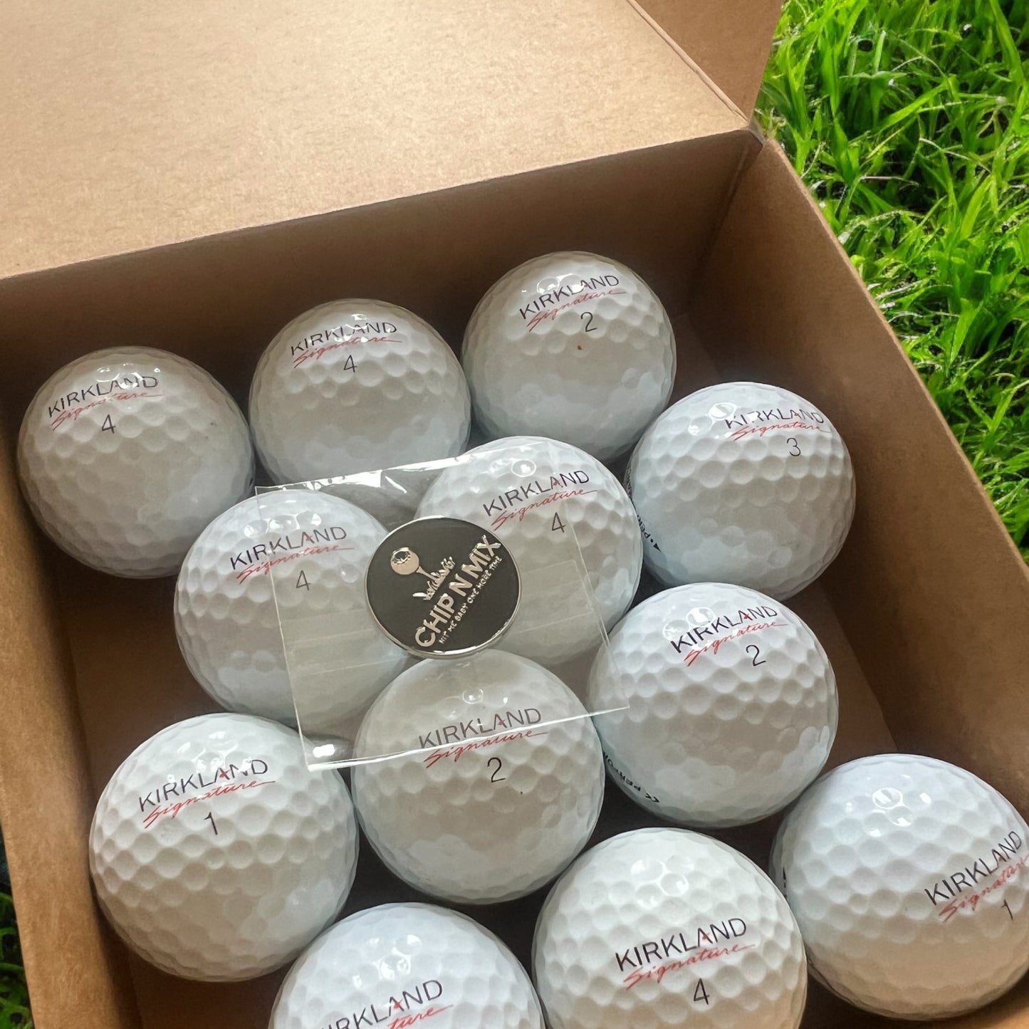 Dozen Kirkland (MINT) + Ball Marker